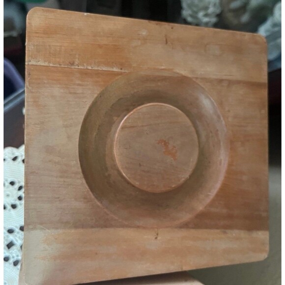 Antique Rustic Wooden Nesting Chicken Rooster Canister Set Of 4 Boxes - Picture 5 of 11